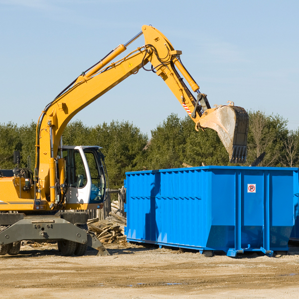 can i request same-day delivery for a residential dumpster rental in Wilton Center